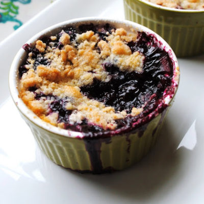 Simple Black and Blue Cobbler