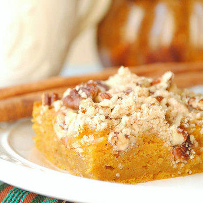 Pumpkin Streusel Bars