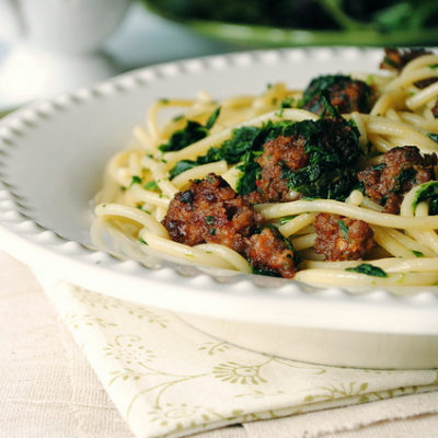 Spinach and Sausage Pasta