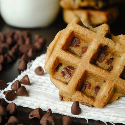 Chocolate Chip Waffle Cookies